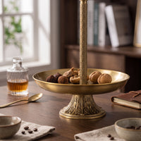 Two-Tier Dessert Stand Decorative Cupcake Stand Elegant for Afternoon Tea