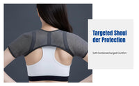 Copper Fiber Double Shoulder Support Brace, Thermal, Neck Relief, Unisex