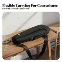 Cucurbit Flute Case Shielded Cucurbit Flute Bag Portable Bottle-Shaped Gourd Flute Carrying Case for Beginners, Students, Music Class, Travel