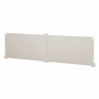 Workspace Separator Adjustable Desk Screen Clamp Anti-Fall Barrier Clamp-on Desk Baffle Easy to Install Privacy Panel No Drilling Required for distant Workers, Receptionists, Retail Employees, accessibleplanPlan Workareas, School, Library