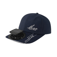 Solar Fan Cap Ventilated Baseball Cap with Fan Hat with Visor Breathable Adjustable for Gardening, Fishing