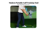 Portable Foldable Golf Swing Corrector Easy Setup Golf Swing Coach Precision Control for Beginners, Home Use, Driving Range