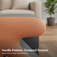 Unique Shape Arrow-Shaped Stool Space-Saving Design Upholstered Accent Stool Multi-Purpose Footstool Sturdy Construction for Apartment Dwellers, Homeowners, Adults, Living Room, Entryway, Bedroom, Office