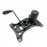 Matte Black Office Chair Tilt Control Mechanism Sturdy Chair Tilt Mechanism Plate Replaceable Hardware Universal for Maintenance Technicians