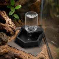 Automatic Water Feeder Anti-Drowning Small Pet Water Bowl Easy to Clean for Breeding Box, Terrarium