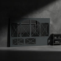 Industrial Factory Gate Model Plastic HO Scale Gate Miniature HO Scale Fence for Dioramas