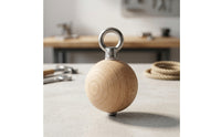 Beech Wood Pull-up Grip Ball Hanging Wooden Grip Ball Portable Grips Easy to Install for Home Gym