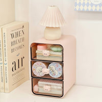 Desktop Drawer Organizer Compact Stationery Storage Box with Drawers Drawer Storage Box Versatile for Students, Office Desk