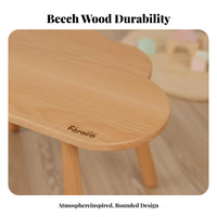 2 Pieces Sturdy & Safe Multi-Activity Table and Chair Set Easy to Easy-CleanShaped Play Set Rounded Corners kids' Furniture Built-in Storage for young children, Preschoolers, Daycare Providers, Nursery, creative activities, Classroom, Bedroom
