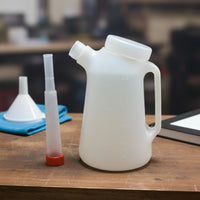 Engine Oil Dispenser Jug Large Diameter Inlet Oil Measuring Jug for Mechanics