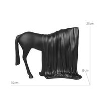 Horse Figurine Abstract Horse Statue Tabletop Equestrian Ornament for Living Room