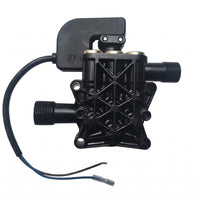 Ribbed Casting Car Washer Pump Head Metal Body Pressure Washer Pump Head Black Plastic Machine Part Threaded Ports