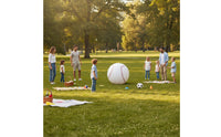 Long-Lasting PVC Giant Inflatable Soccer Ball Multi-Sport Design Oversized Inflatable Volleyball Thickened Material Outdoor Toy for Backyard