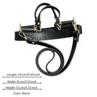Straw Bag Handle Set Detachable Woven Tote Strap Kit Long-Lasting