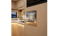 Slotted Louver Grille Marine-Grade Louvered Vent Resistant Hardware for RV Builders, Lockers