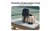Pickleball Paddle Ergonomic Grip Fiberglass Pickleball Paddle Sports Equipment Lightweight Long-Lasting Perimeter Guard