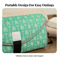 Portable Diaper Changing Pad Easy to Clean Portable Changing Pad Compact Design Waterproof Infant Changer for Infants, Newborns, Travel, Mobile