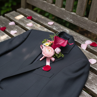 Artificial Calla Lily Boutonniere & Wrist Corsage for Weddings & Events