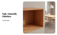 Solid Wood Construction Accent Console Space-Saving Stackable Organizer Block Versatile Sideboard Long-Lasting Design for Small Apartment Dwellers, Homeowners, DIY Enthusiasts, Dining Room, Bedroom, Entryway, Hallway