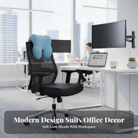 Office Chair Neck Pillow Multi-Functional Ergonomic Chair Headrest Desk Resting Pillow Pressure Relief Viscoelastic Foam Neck