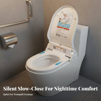 Contactless Less Operation Hygienic Toilet Seat Cover System Contactless-Costless Automatic Toilet Seat Cover Dispenser Waterproof IPX4 Bathroom Fixture Double Power Supply for Business Owners, Property Managers, Public Restrooms, Hospital