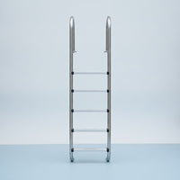 Pool Ladder with Handrails Rust Resistant Pool Ladder with Handrail Rustproof for Backyard Pools