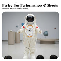 Fullfigure Coverage Cartoon Astronaut Costume Complete Set Astronaut externalfit Clear View Visor character costume Suit long-lasting for entertainers, Event Organizers, Performances, Promotional Events, Theme Parks, Conventions