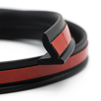 Car Door Seal Strip Waterproof for Trunk, DIY Car Weatherproofing, EPDM Z-Shaped Door Seal, Flexible Rubber Weatherstrip, Universal Fit Car