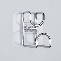 Bedroom Closet Metal Hanging Rack with Rotating Storage Hook for Students, Vintage Style Iron Organizer with No-Drill Installation