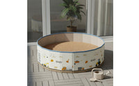 Safe and Odorless Kids Indoor Sandbox Easy Storage Portable Ball Play Area Multi-Functional Playpen Large Capacity for Toddlers, Playroom
