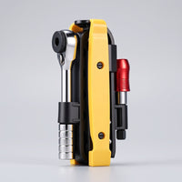 Rapid-Swap Ratchet Wrench with Bit Storage Reversible Cycle Repair Tool Bidirectional Bike Multi-Tool Lightweight for Trail Rides