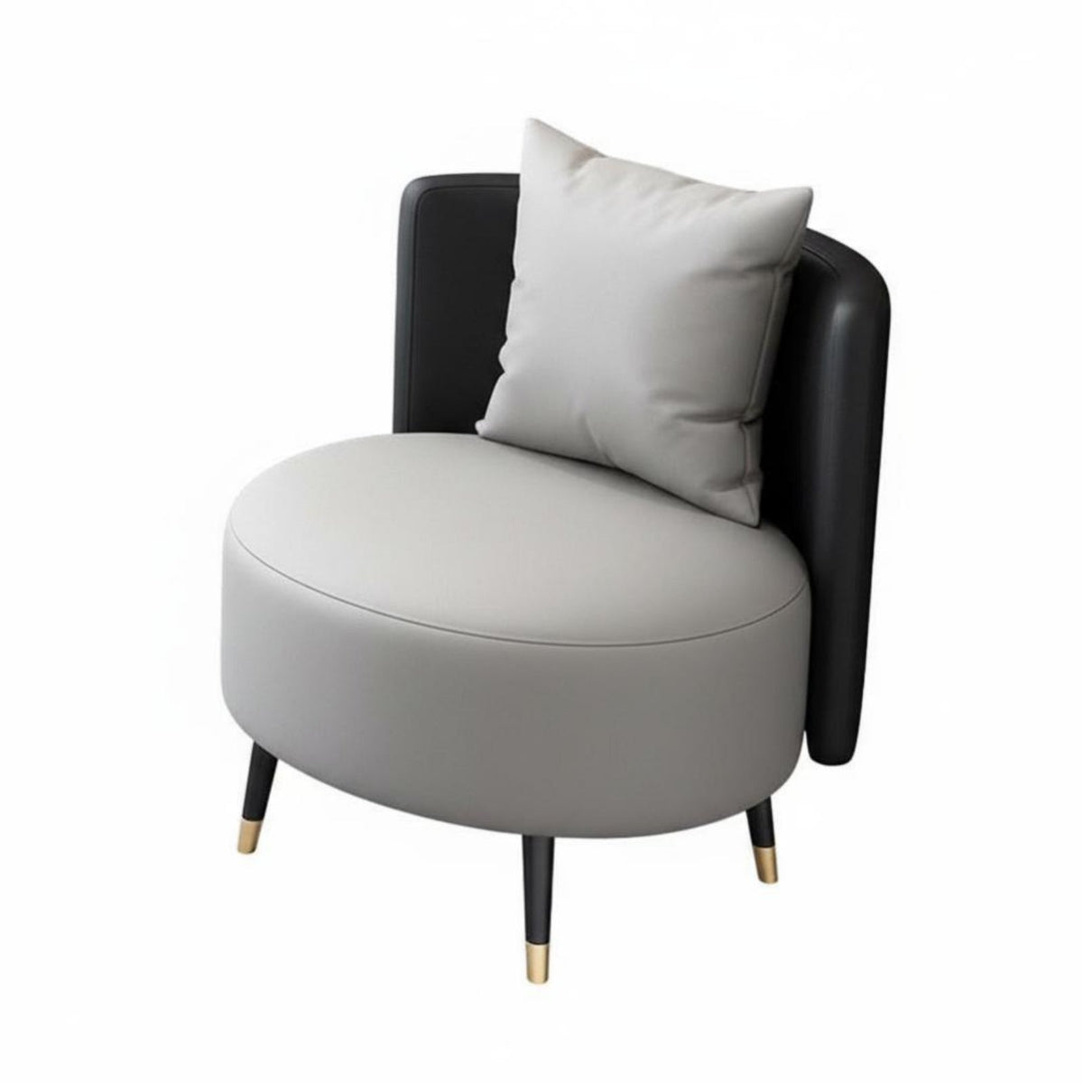 Padded Cushions Upholstered Guest Armchair Long-Lasting Construction Upholstered Barrel Chair and Table Set Modern Design Commercial Furniture Easy to Clean for Interior Designers, Business Owners, Hotel Lobby, Beauty Salon, Waiting Room, Retail Shop