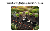 Drip Irrigation Kit Cooling Function Micro Pump Irrigation Kit Water Saving Automatic Plant Waterer for Gardeners, Homeowners, Greenhouse, Patio, Lawn