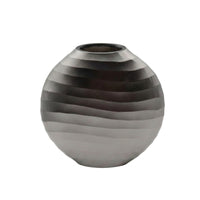 Ribbed Vase Modern Faceted Vase Geometric for Home Decor, Decorators, Homeowners