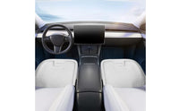 3 Pieces Ventilated Ice Silk Car Cushion Summer Use Cooling Car Seat Cushion Thin