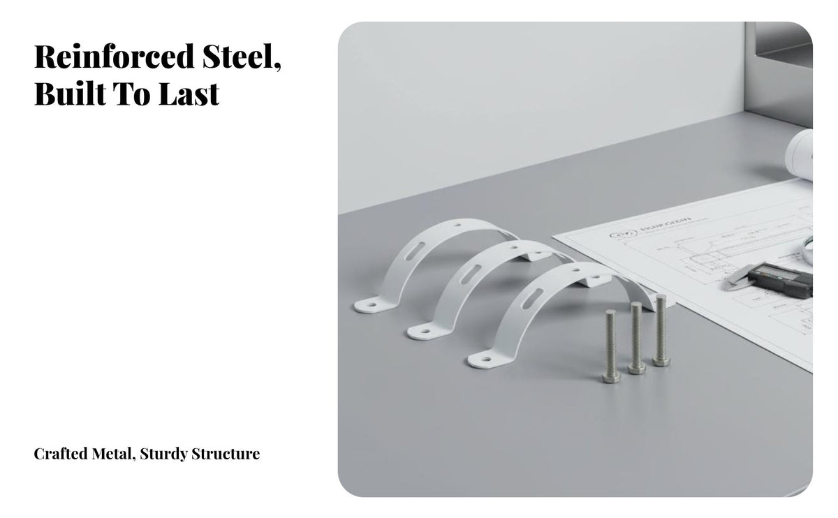 Street Light Pole Hoop Light Pole Installation Bracket Heavy Duty Stainless Steel Securing Band for Outdoor