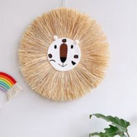 Wall-Mounted Hanging Organizer with Net for Hair Clips and Children's Items, 6 Layers, Cotton, Modern Simple Style