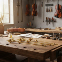 Violin Center Seam Clamp Professional Grade Violin Seam Clamp Versatile String Instrument Making Tool for Luthiers, Workshop