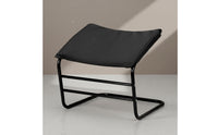 Footstool Angled Padded Footrest Compact Footrest with Metal Frame for Home Office