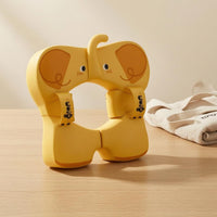 Front Opening Underarm Baby Swim Collar Printed Face Elephant Swim Collar Pastel Infant Pool Buoy Soft for Babies, Bath