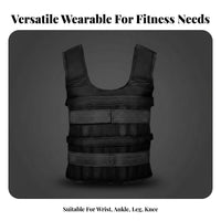 Slim Design Wrist and Ankle Weights Concealable Leg Weight Strap Adds Resistance Leg Weight Straps Secure Fit for Students, Fitness Enthusiasts, Running, Jogging, Workout, Walking