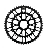 Flush Mount bike Chainring  Black Double Chainring Lightweight Biking Component