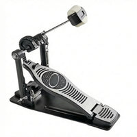 Floor-Mounted Kick Drum Pedal with Adjustable Beater Compact Bass Drum Pedal with Chain Drive Heavy-Duty Sturdy for Drummers, Beginners, Practice Rooms, Rehearsal Areas