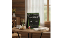 Milestone Chalkboard Double-Sided First Day and Last Day of School Chalkboard Milestone Board Reusable for Parents, Classroom