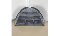 Space Saving 9-Compartment Storage Tent Lightweight Foldable Tent Organizer Long-Lasting 9 Shelf Camping Organizer for Outdoor, Travel