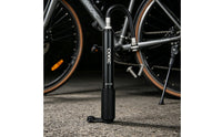 twinHead Cycle Pump Rotating Lock Cycle Hand Pump Frame Mount Lightweight for Cycling