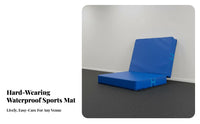 Gymnastics Tumbling Mat Impact Absorption Thick Crash Landing Pad Sturdy Vinyl Cover Thick Cushion for Gymnasts, Dancers, Gym, Gymnasium, Dojo