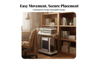 PC unit Stand Wheeled Design Mobile Computer unit trolley secureable Casters