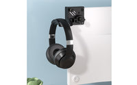 Headphone Stand Rotatable Design Display Clamp Headphone Hanger Curved Support Screen Side Headset Mount for Enthusiasts