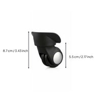 Luggage Swivel Wheel Suitcase Replacement Caster Quiet